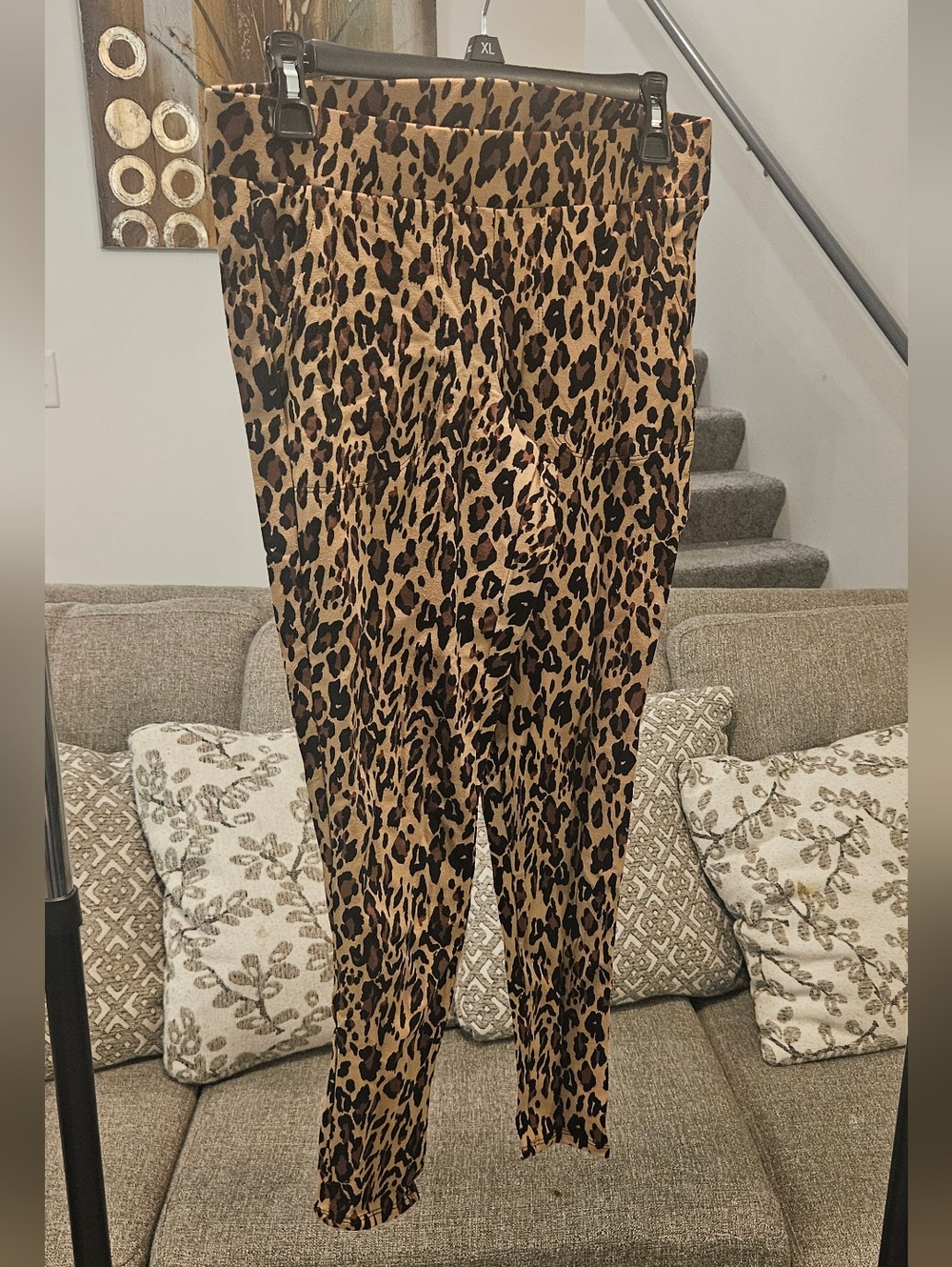 torrid Leopard Print High Waist Leggings in Tan and Black